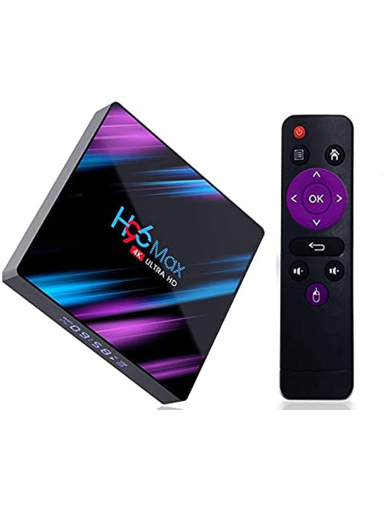 TV Box H96 Max 4K UHD WiFi, CPU RK3318, USB 2.0 USB 3.0 4GB 32GB Android 9.0