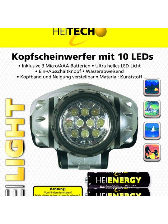 ΦΑΚΟΣ ΚΕΦΑΛΗΣ ΜΕ 10 LED