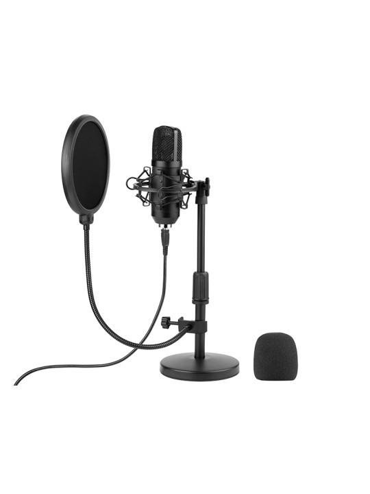 Microphone set TRACER Premium PRO USB ΜΑΥΡΟ 46788