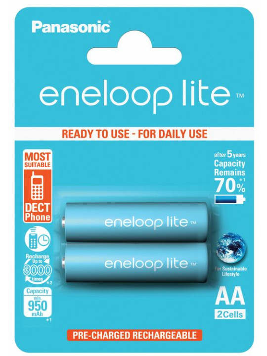 ENELOOP Lite BK-3LCCE AA 950mAh BL2 