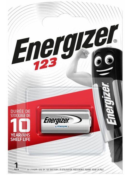 ENERGIZER Lithium CR123 A 3V BL1