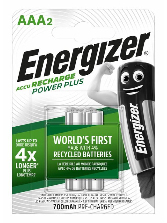ENERGIZER PowerPlus HR03 AAA 700mAh BL2
