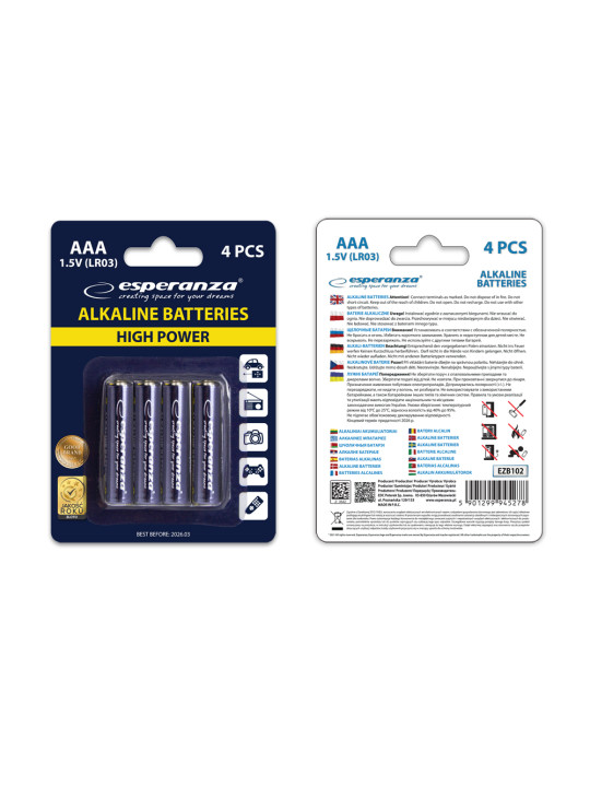 ΑΛΚΑΛΙΚΗ ΜΠΑΤΑΡΙΑ EZB 102 LR/03 BL.4
