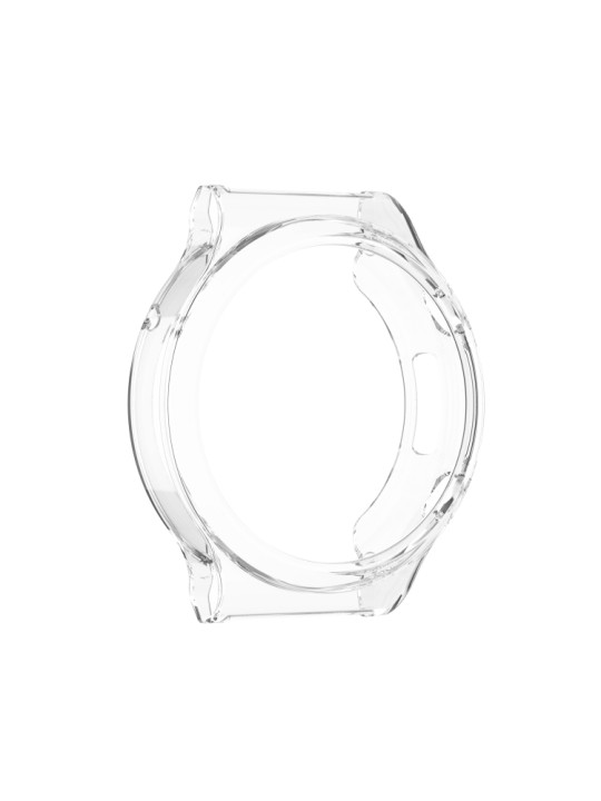 For Huawei Watch GT 2 Pro / GT 2 ECG Half Coverage Hollowed TPU Protective Case(Transparent White)