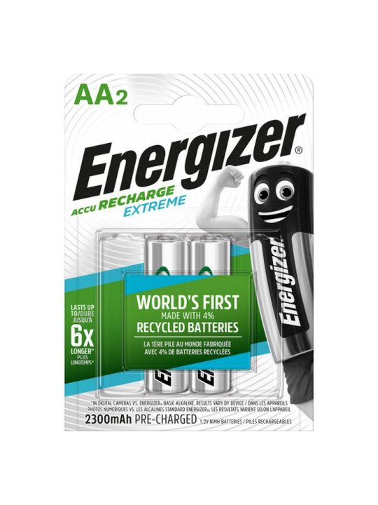 Energizer Extreme Επαναφορτιζόμενες Μπαταρίες AA Ni-MH 2300mAh 1.2V 2τμχ