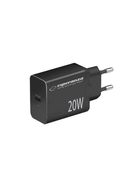 ΓΡΗΓΟΡΟΣ ΦΟΡΤΙΣΤΗΣ 20W USB-C PD 20W BLACK EZC104K