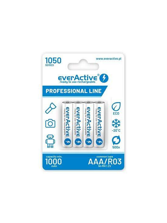 ΕΠΑΝΑΦΟΡΤΙΖΩΜΕΝΕΣ ΜΠΑΤΑΡΙΕΣ EVERACTIVE ΑΑΑ1050 mAh BL4